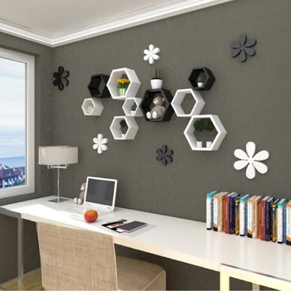 Декор для полок соты