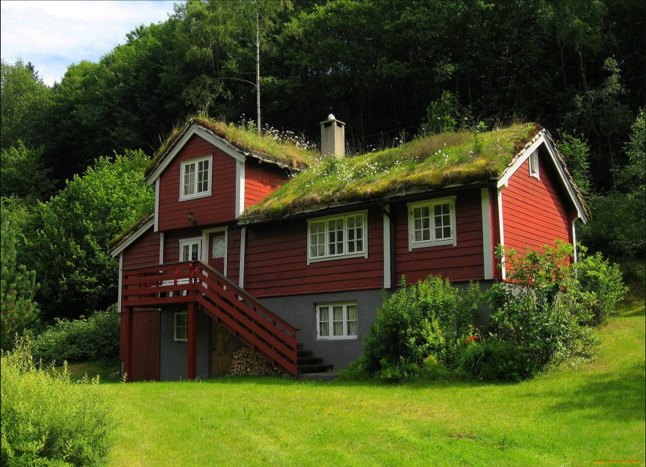 Деревенский дом в Норвегии