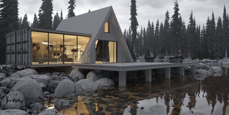 Стеклянный дом в Норвегии
