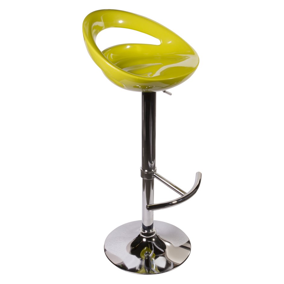 Сиденье для барного стула круглое 22,5х46 см, цвет зелёный (васаби),