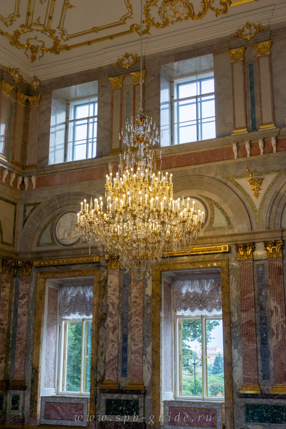 Мраморный дворец Санкт-Петербург потолки
