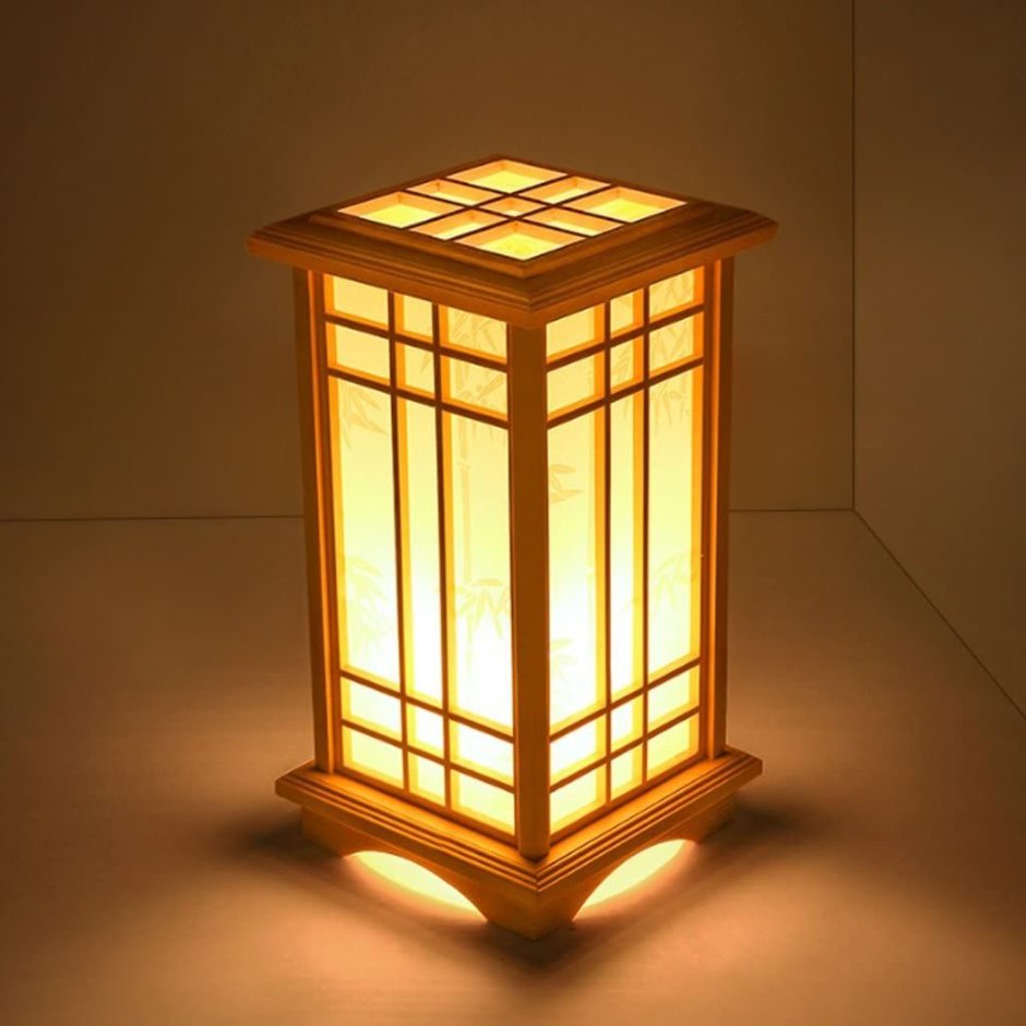 Настольные светильники в японском стиле