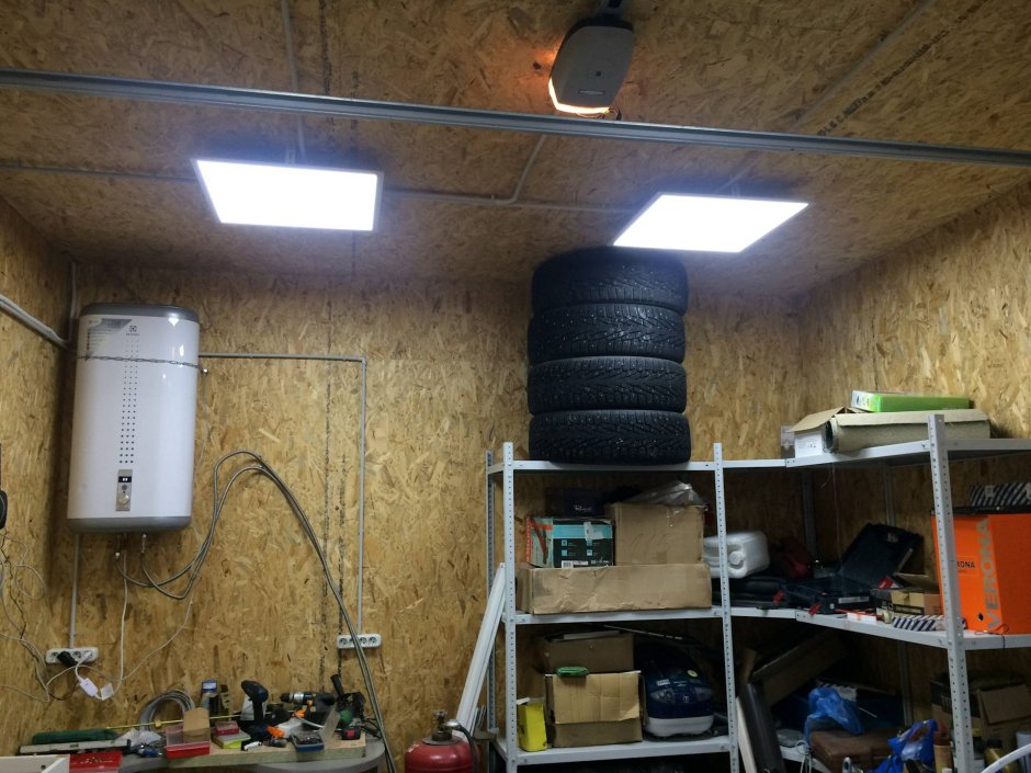 Подсветка гаража