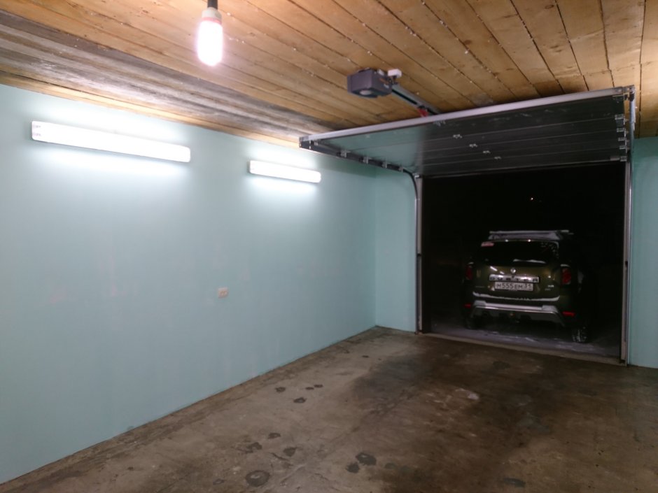 Варианты освещения гаража