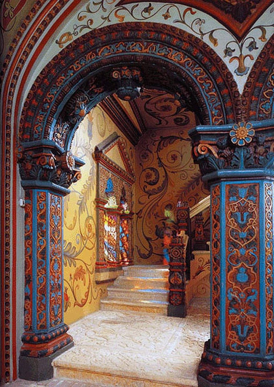 Палаты бояр Романовых внутри