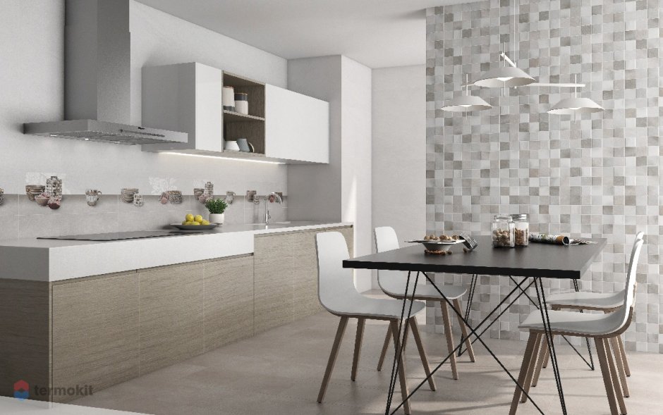 Керамогранит Боско 20.1x50.1 см 1.41 м² цвет светло-серый