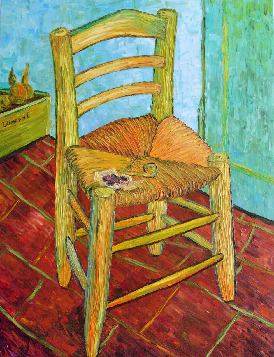 Винсент Ван Гог стул Винсента желтый стул 1888 1889