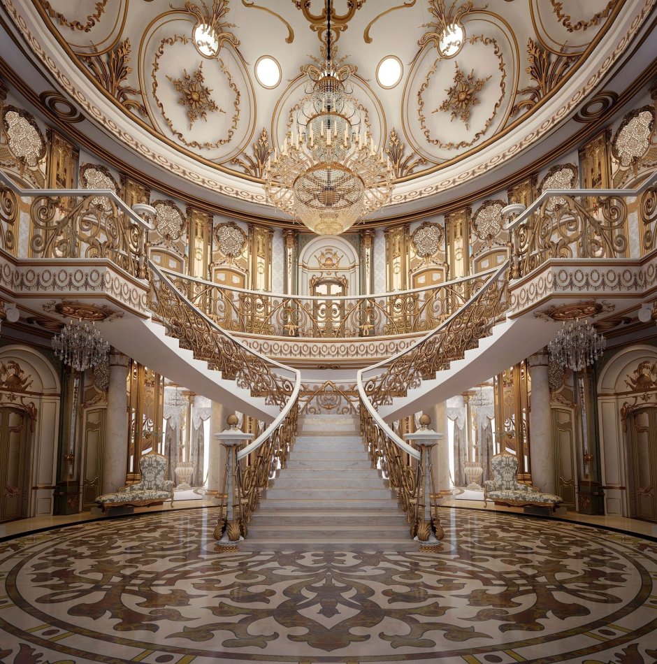 Лестница Монигетти Екатерининский дворец