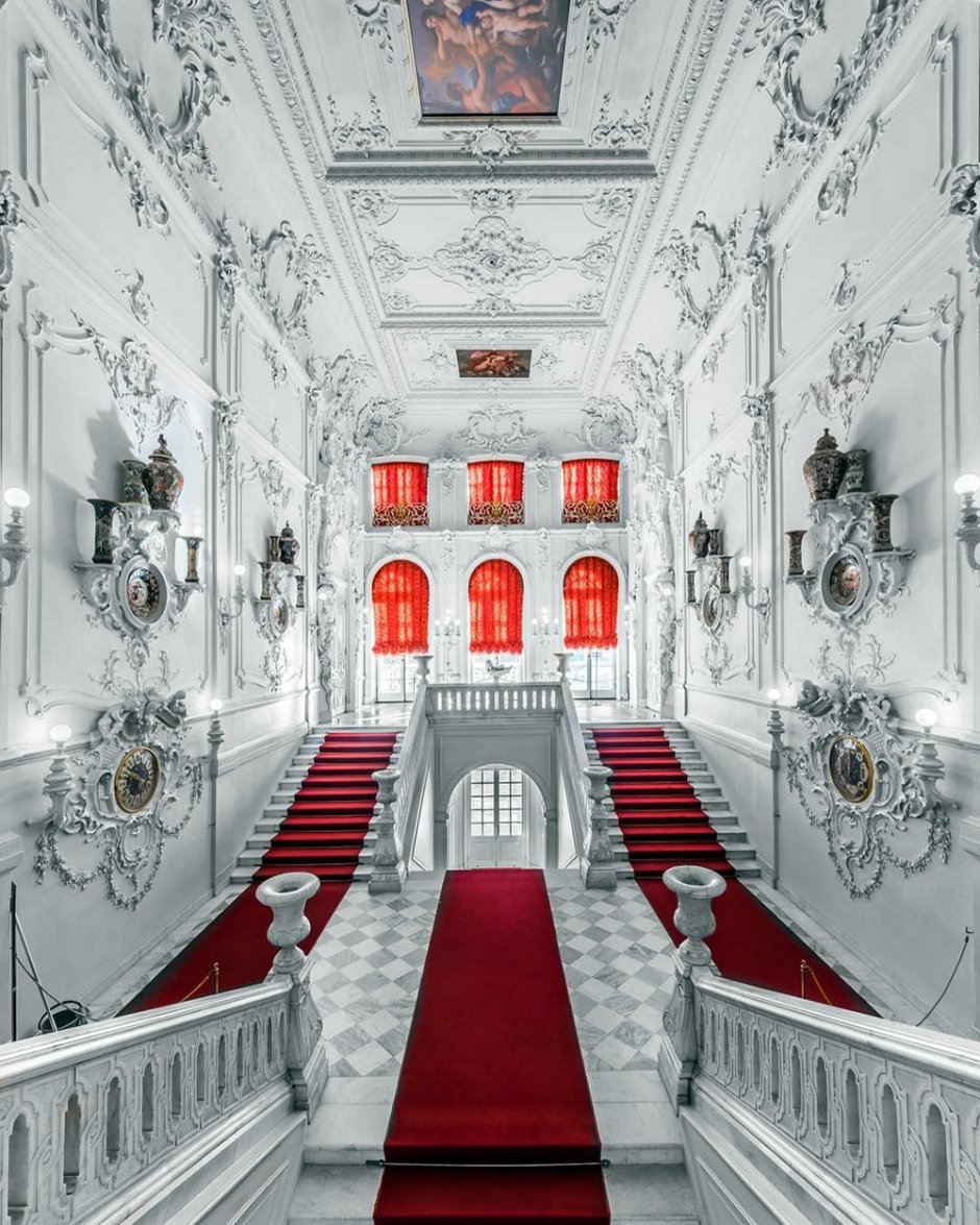 Парадная лестница Екатерининского дворца
