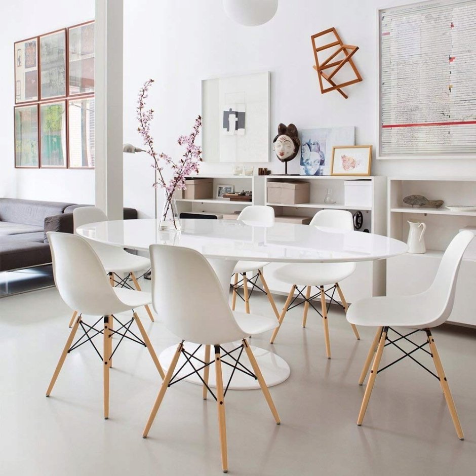 Стул Eames DSW белый