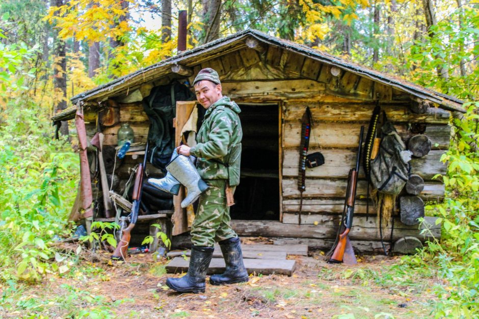 Спальня в охотничьем домике