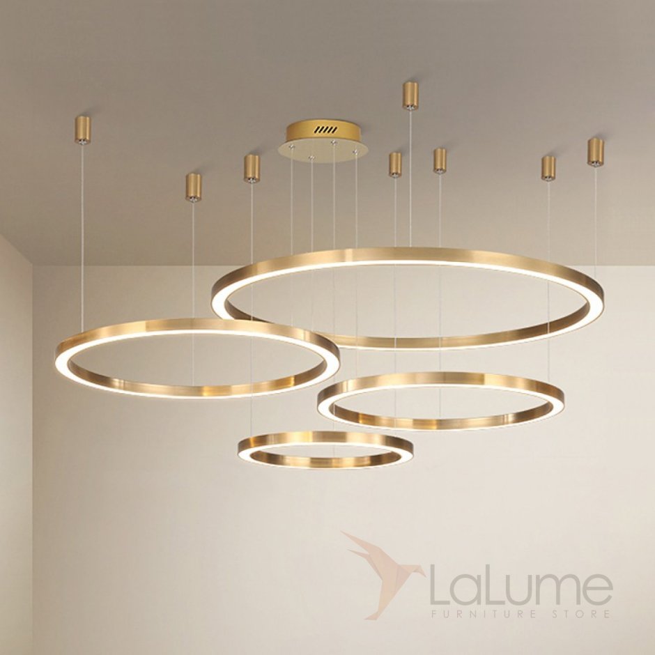 Led Chandelier Ring Lustre