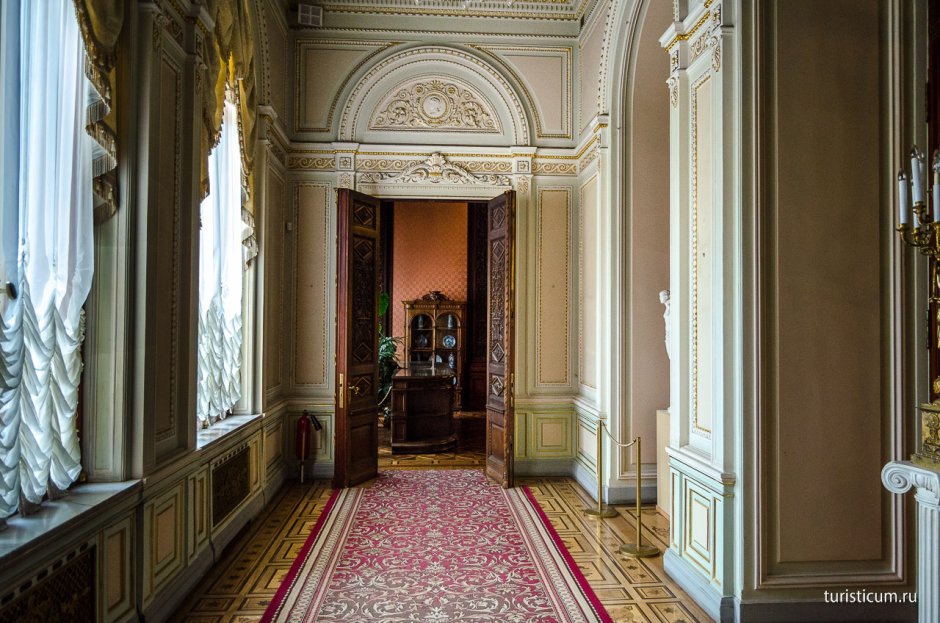 Зеленая гостиная Юсуповского дворца