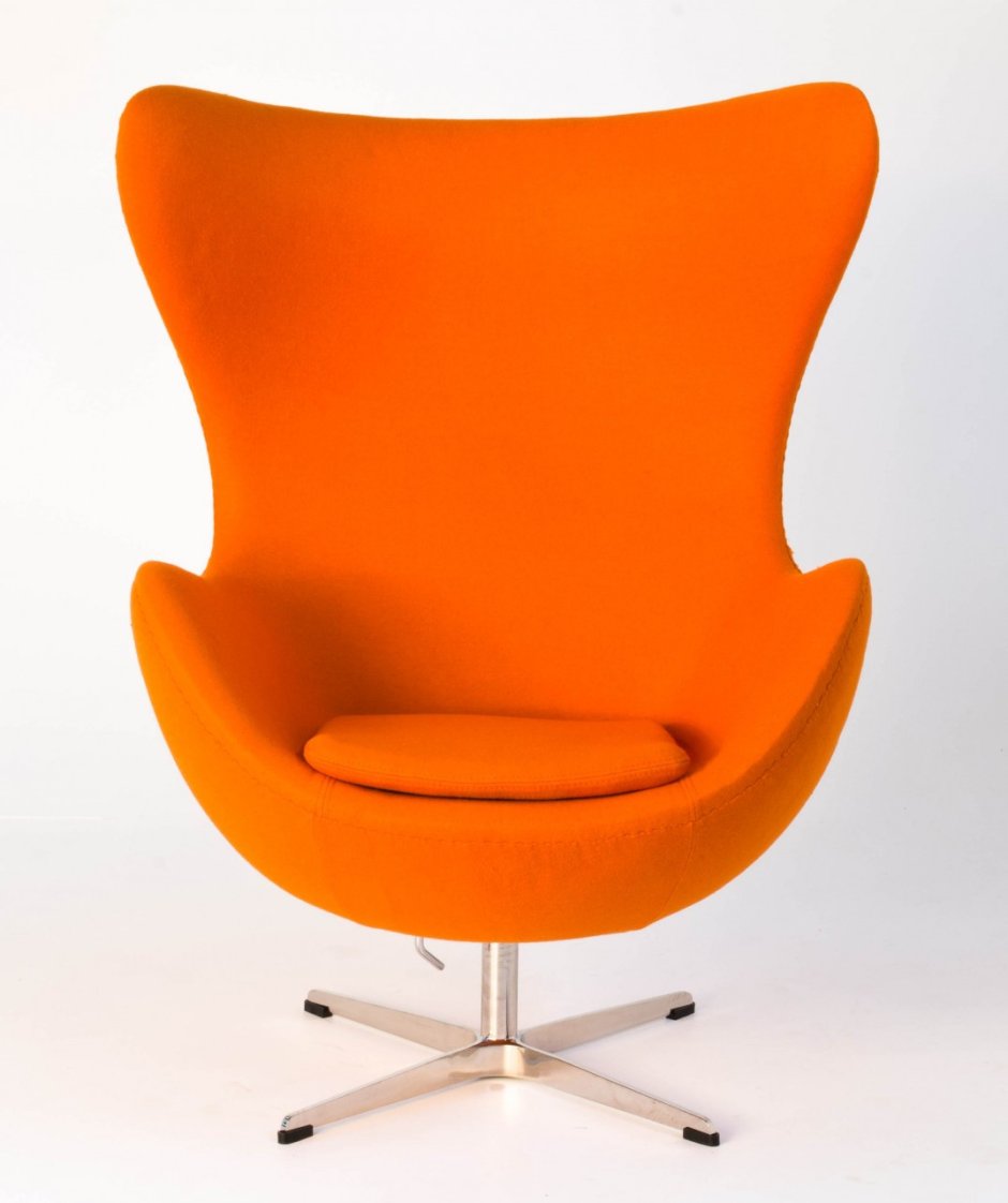 Кресло дизайнерское оранжевое