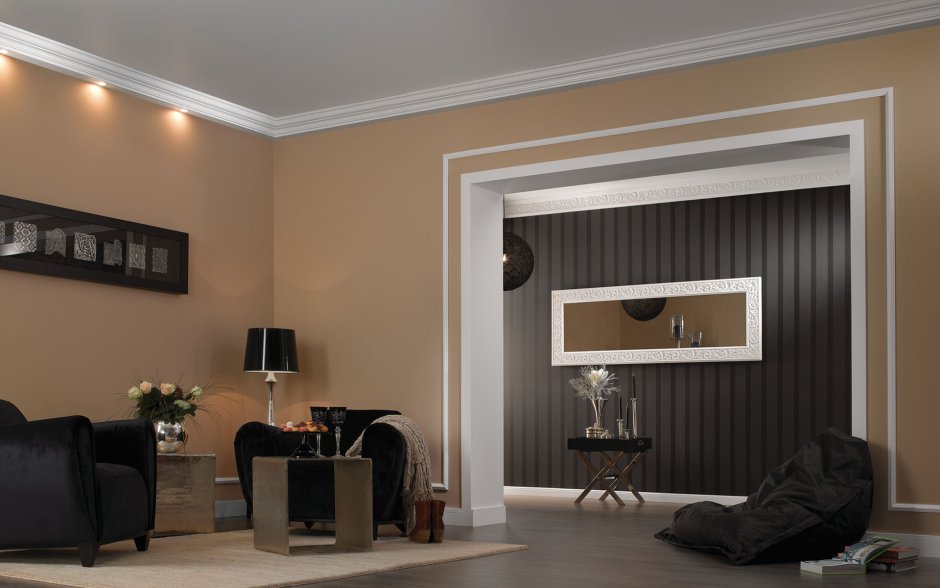 Плинтус белый из МДФ Evrowood (Евровуд) PN 141