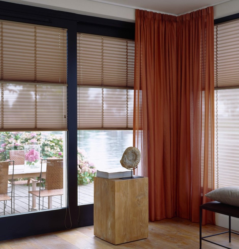 Тюль плиссе в интерьере