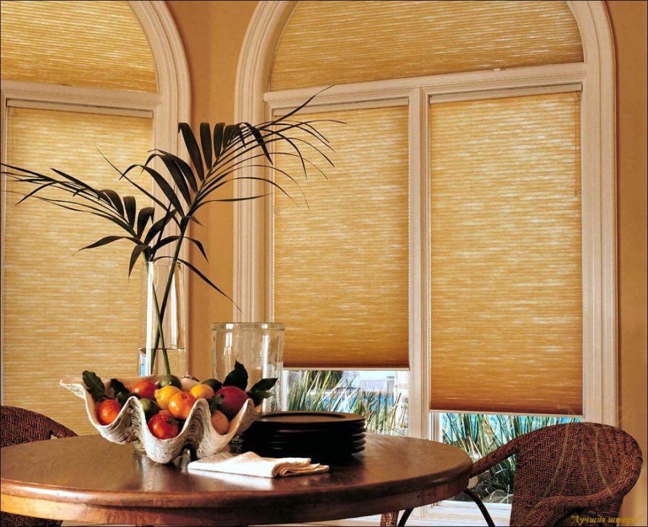 Жалюзи на кухню под бамбук