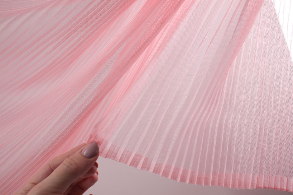 Гофрированная тюль