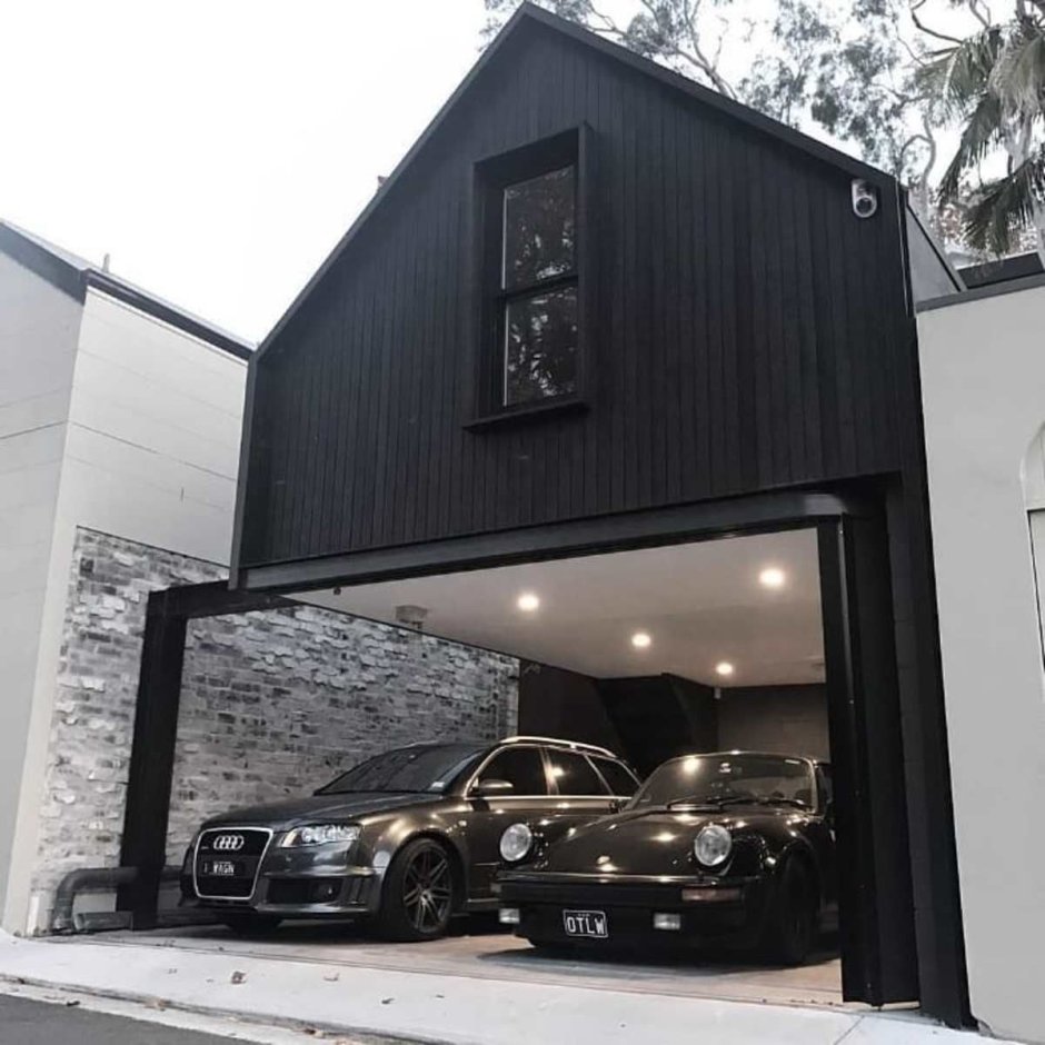 Современные гаражи для автомобилей