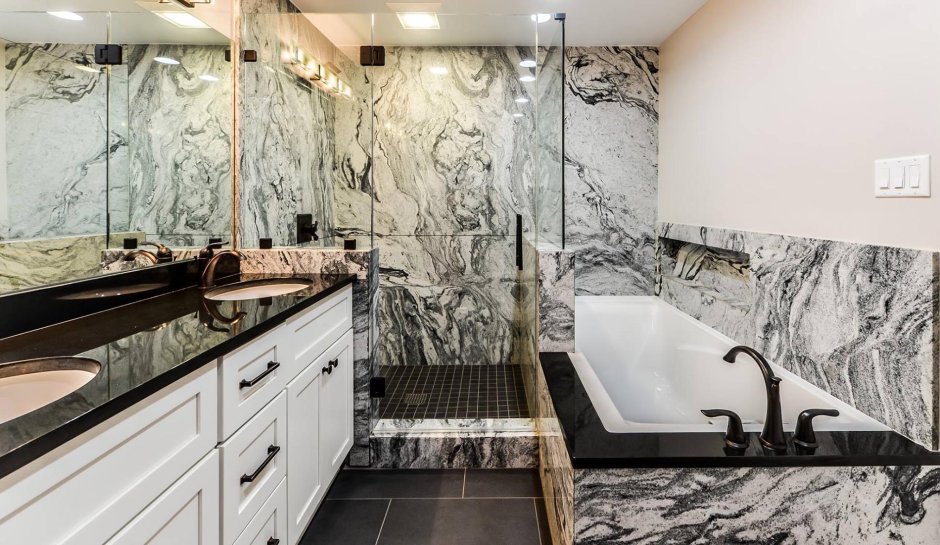 Натуральный мрамор в интерьере