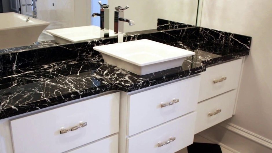 Мрамор Nero Marquina Black