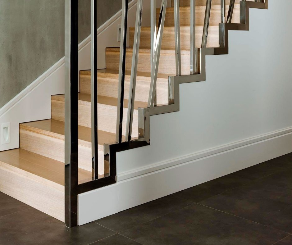 Отделка монолитной лестницы