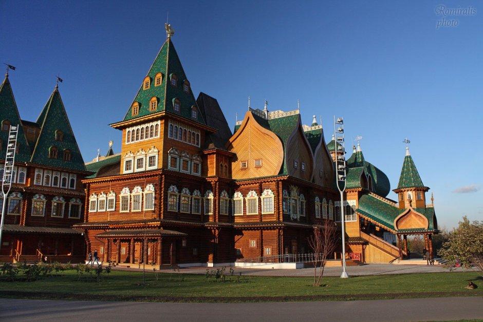 Парк Коломенское дворец царя Алексея Михайловича
