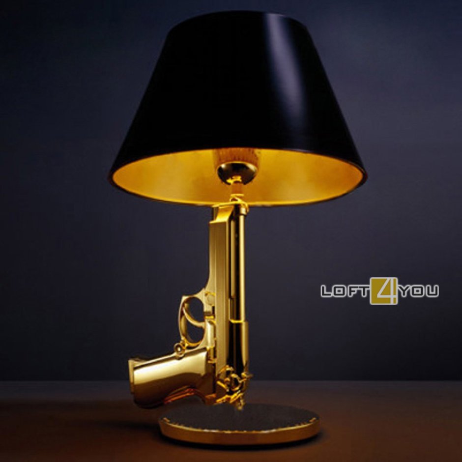 Настольная лампа Flos - Bedside Gun Gold