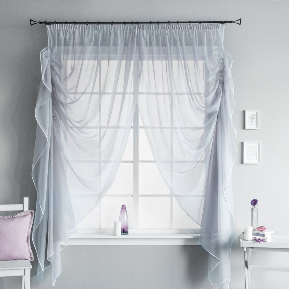 Тюль Tulle вуаль белая 400х270