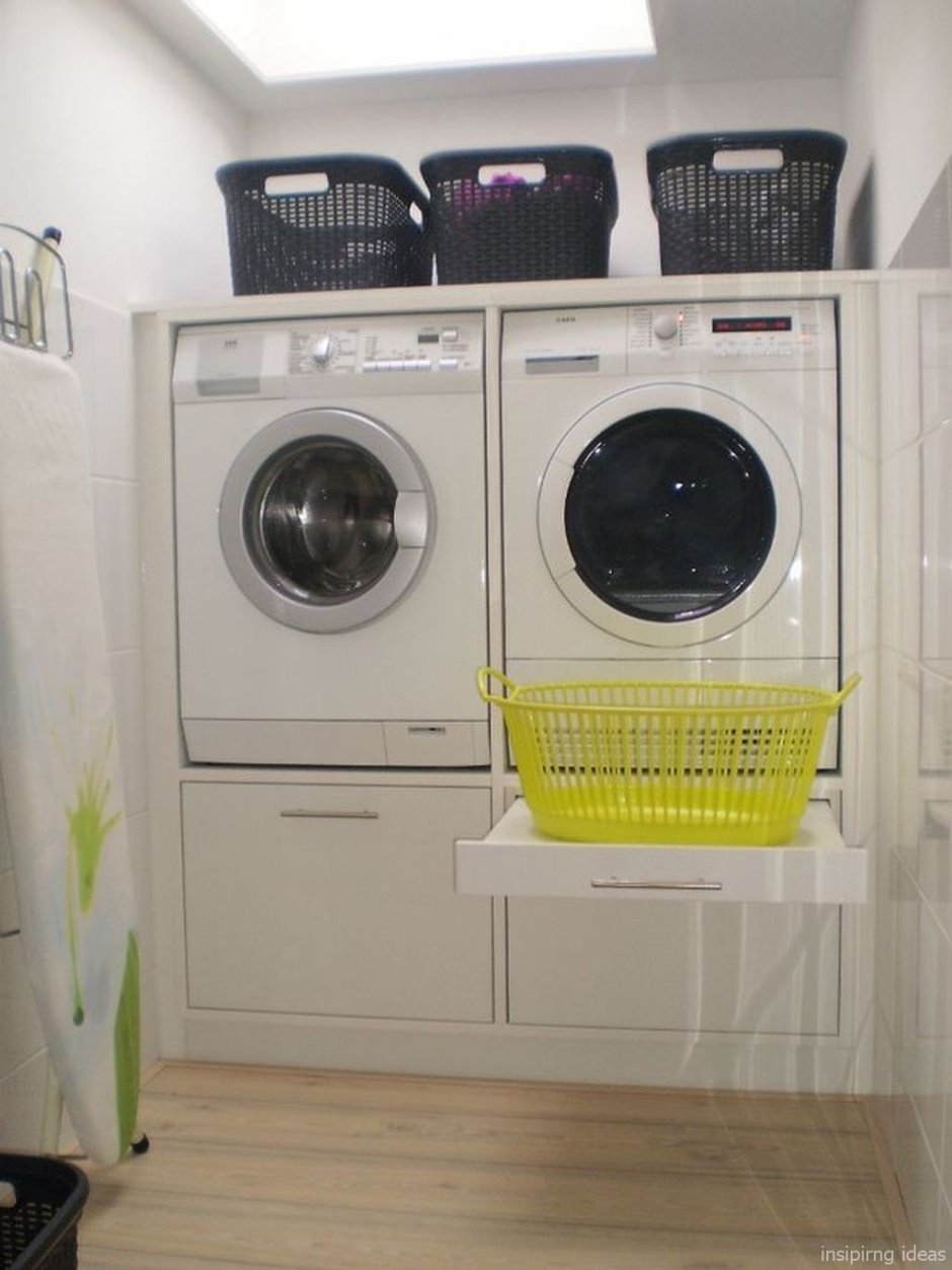 Организация пространства на стиральной машине