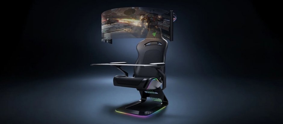 Razer кресло с монитором