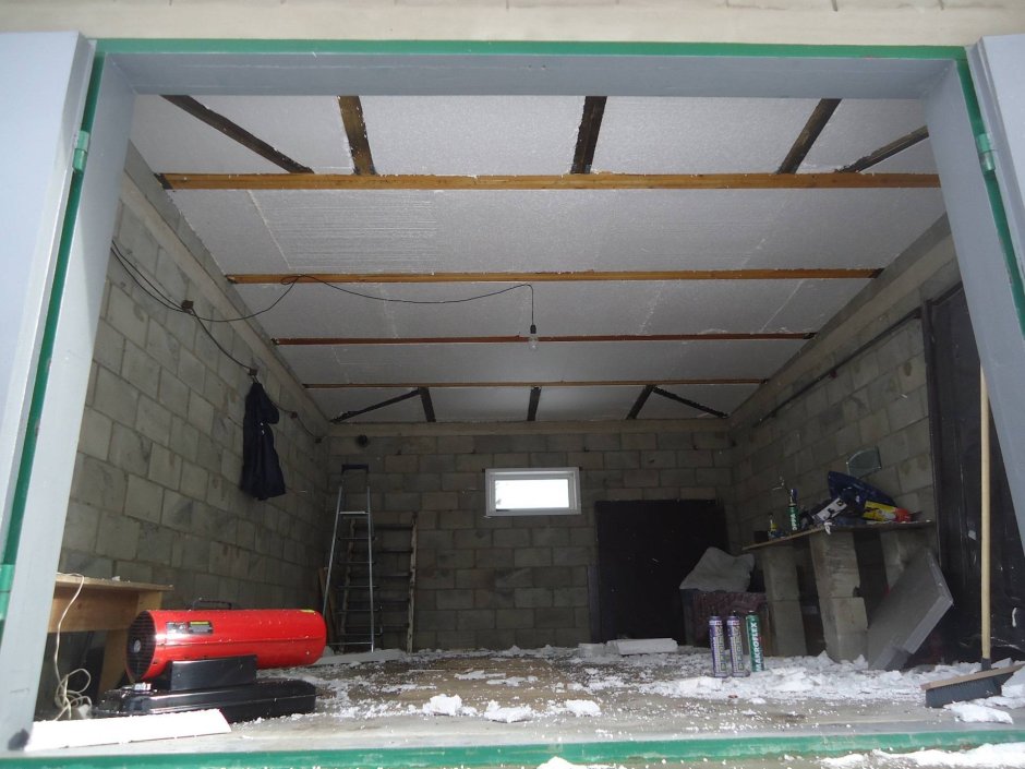 Утеплитель для стен внутри гаража