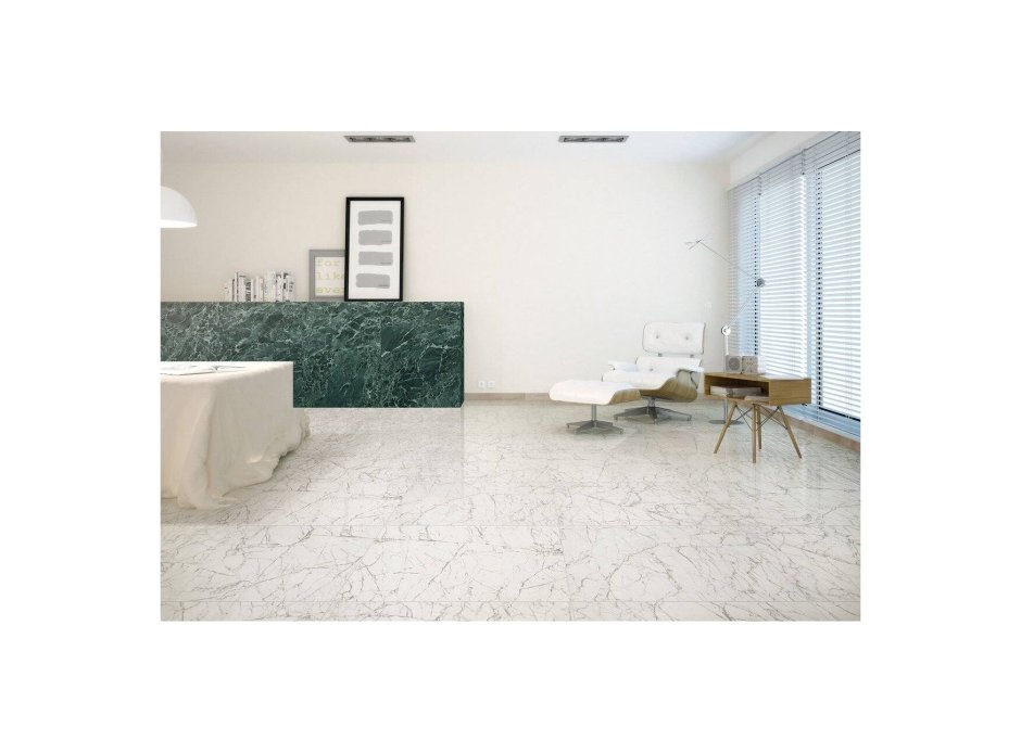 Керамогранит "Каррара" белый (600*600)