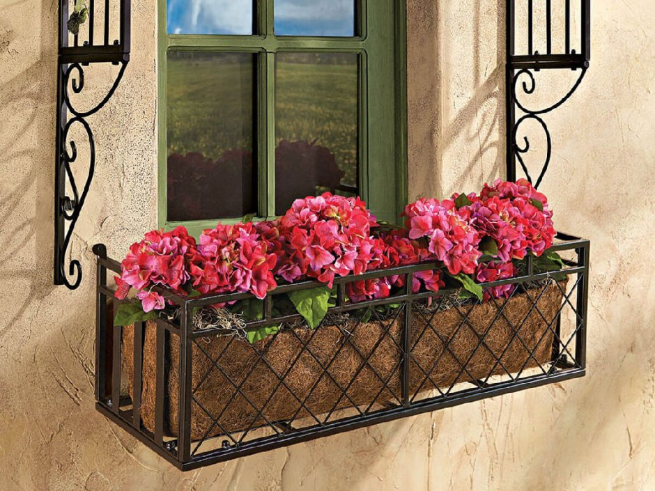 Декоративный балкончик для цветов