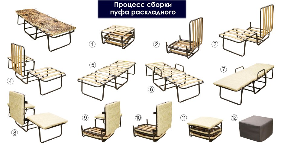 Горизонтальная раскладная кровать