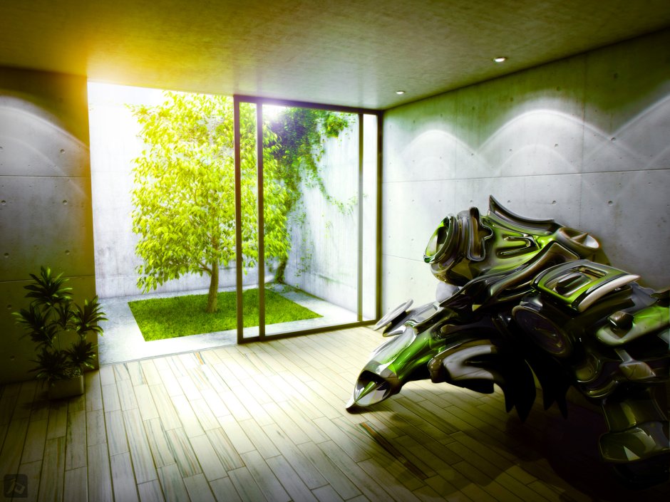 Хамелеон дизайн интерьера