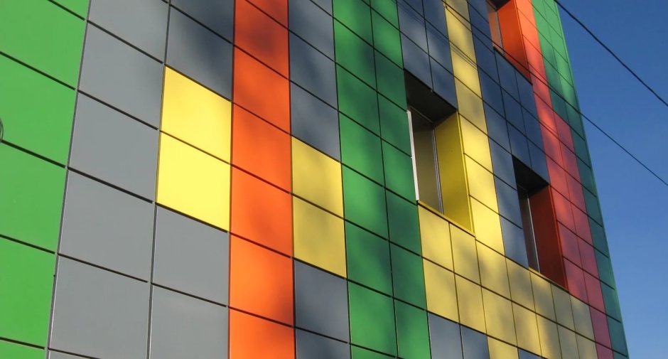 Вентилируемый фасад металлокассеты