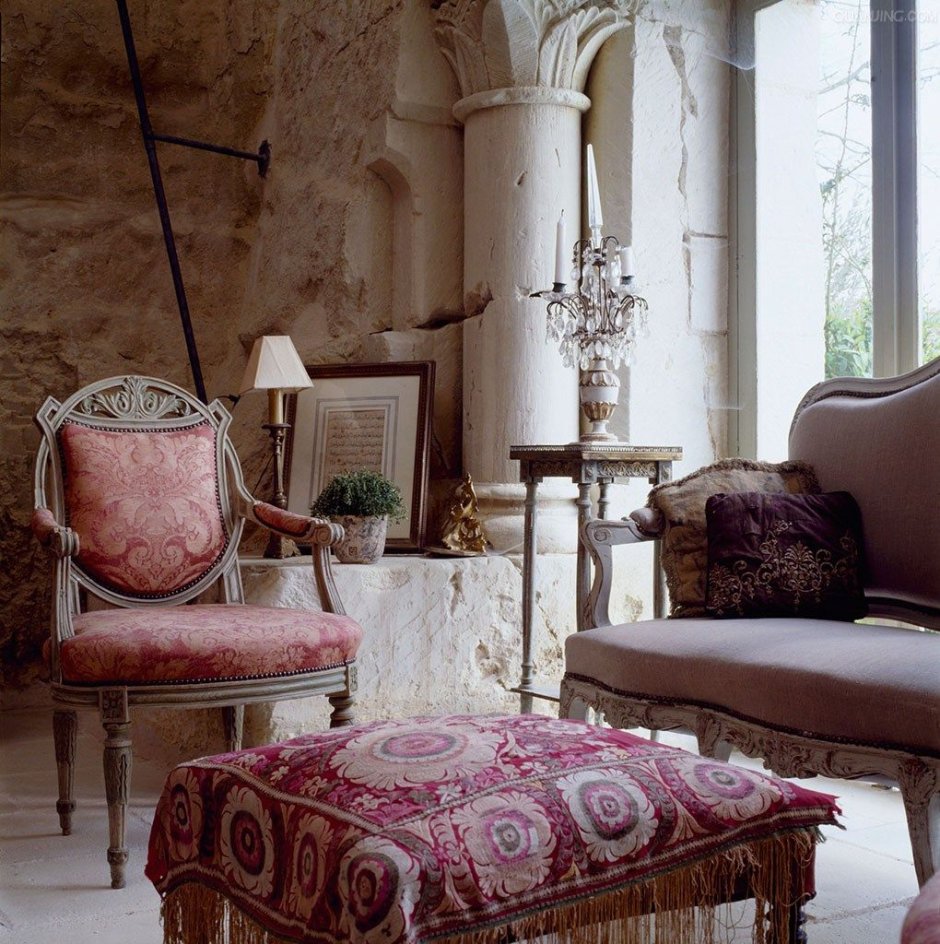 Elle decoration диван в гостиной