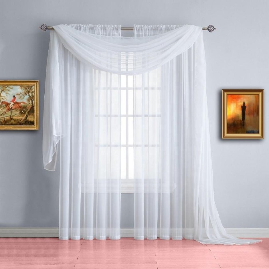 Тюль занавеска Mesh embroiddery Curtain 140*260 модель gzg134-3 Royal Union