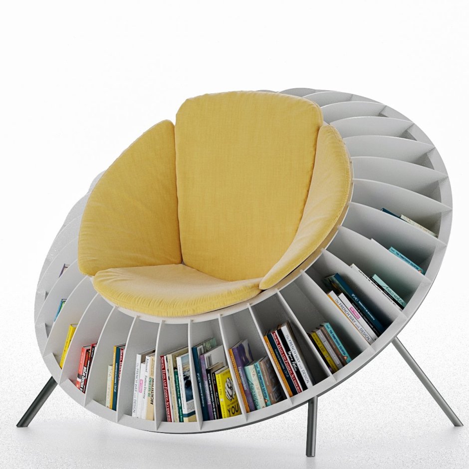 Кресло с книгами круглое