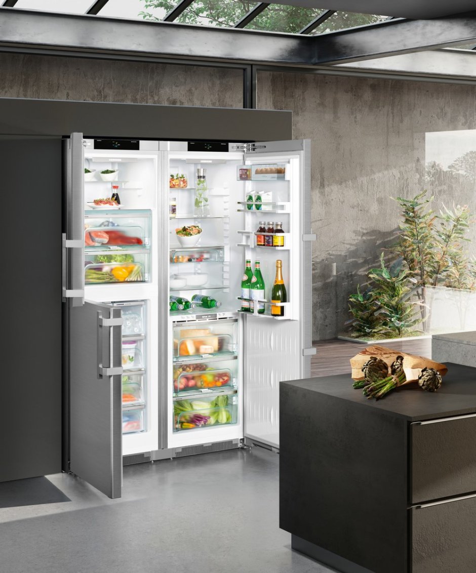 Холодильник Либхер двухдверный Side-by-Side