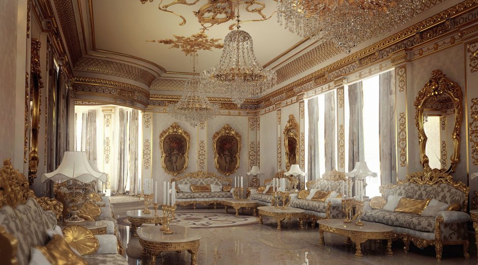 Версаль дворец Франция интерьеры залов