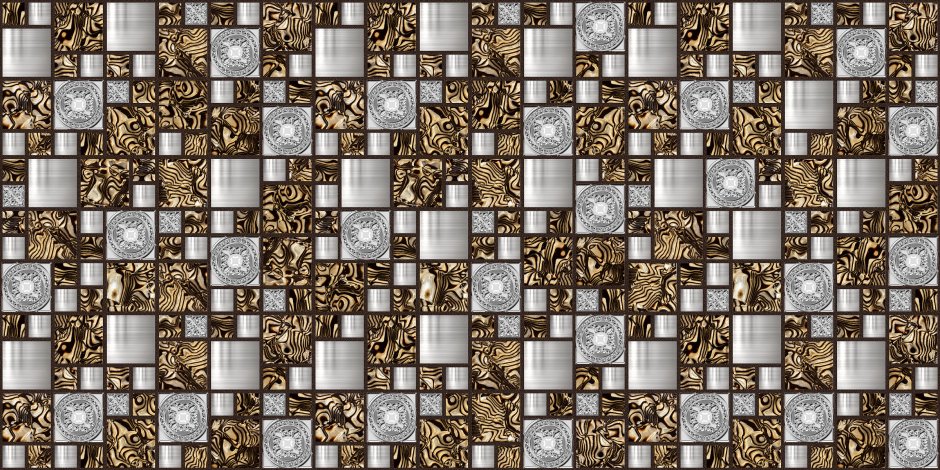 Панель ПВХ 955*480мм мозаика Марракеш