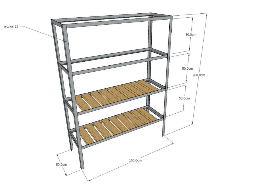 Сварить полки в гараж под телевизор своими руками