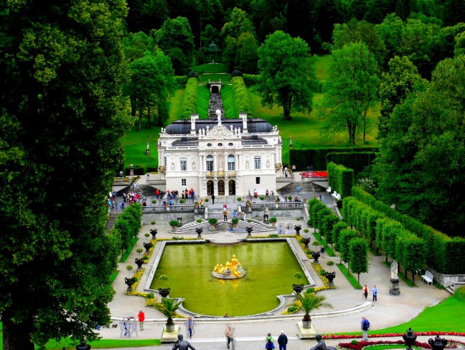 Дворец Линдерхоф в Баварии