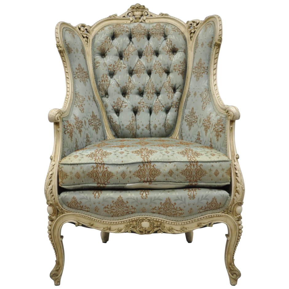 Louis XV Bergere Wing Armchair