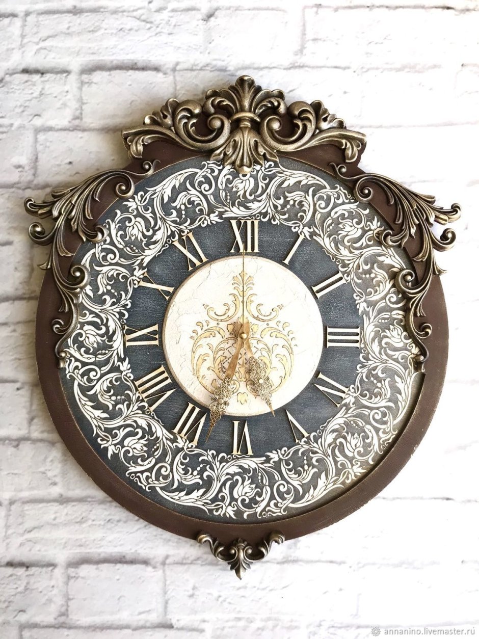 Часы настенные Baroque полистоун
