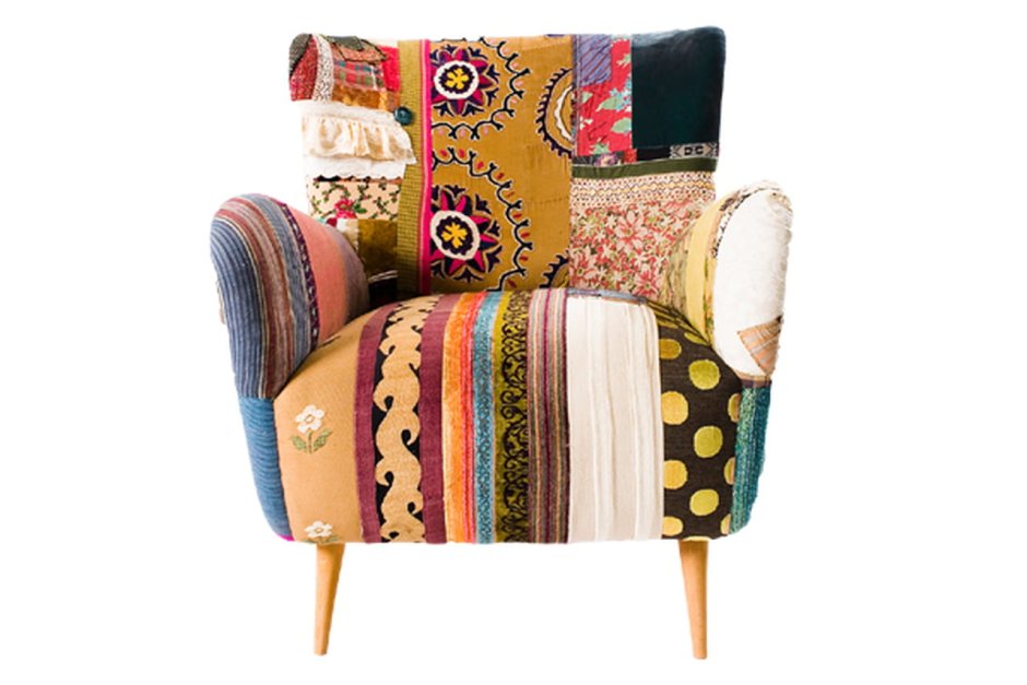 Euro Style Furniture: кресло(лоскутный микс)