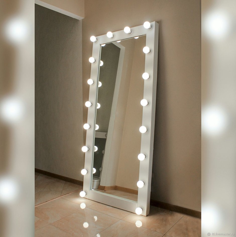 Зеркало с подсветкой напольное