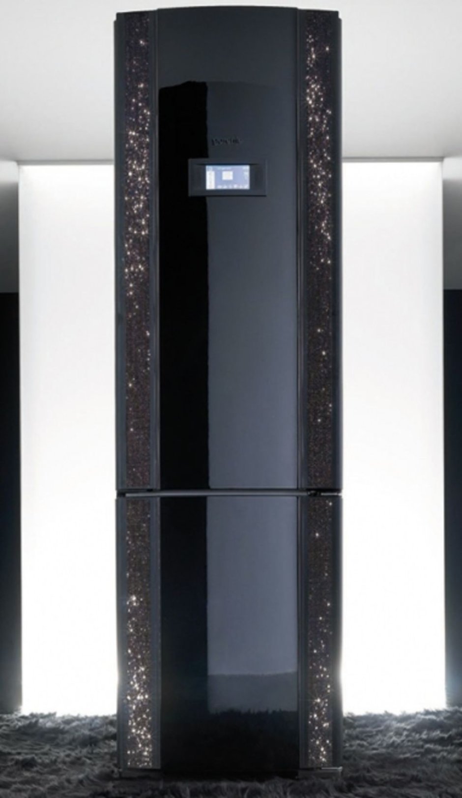 Холодильник Tesler RFD-361i Black Glass